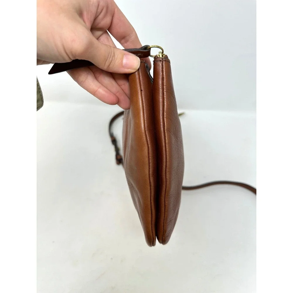 Fossil Devon Small Leather Crossbody Bag Brown ZB7415
